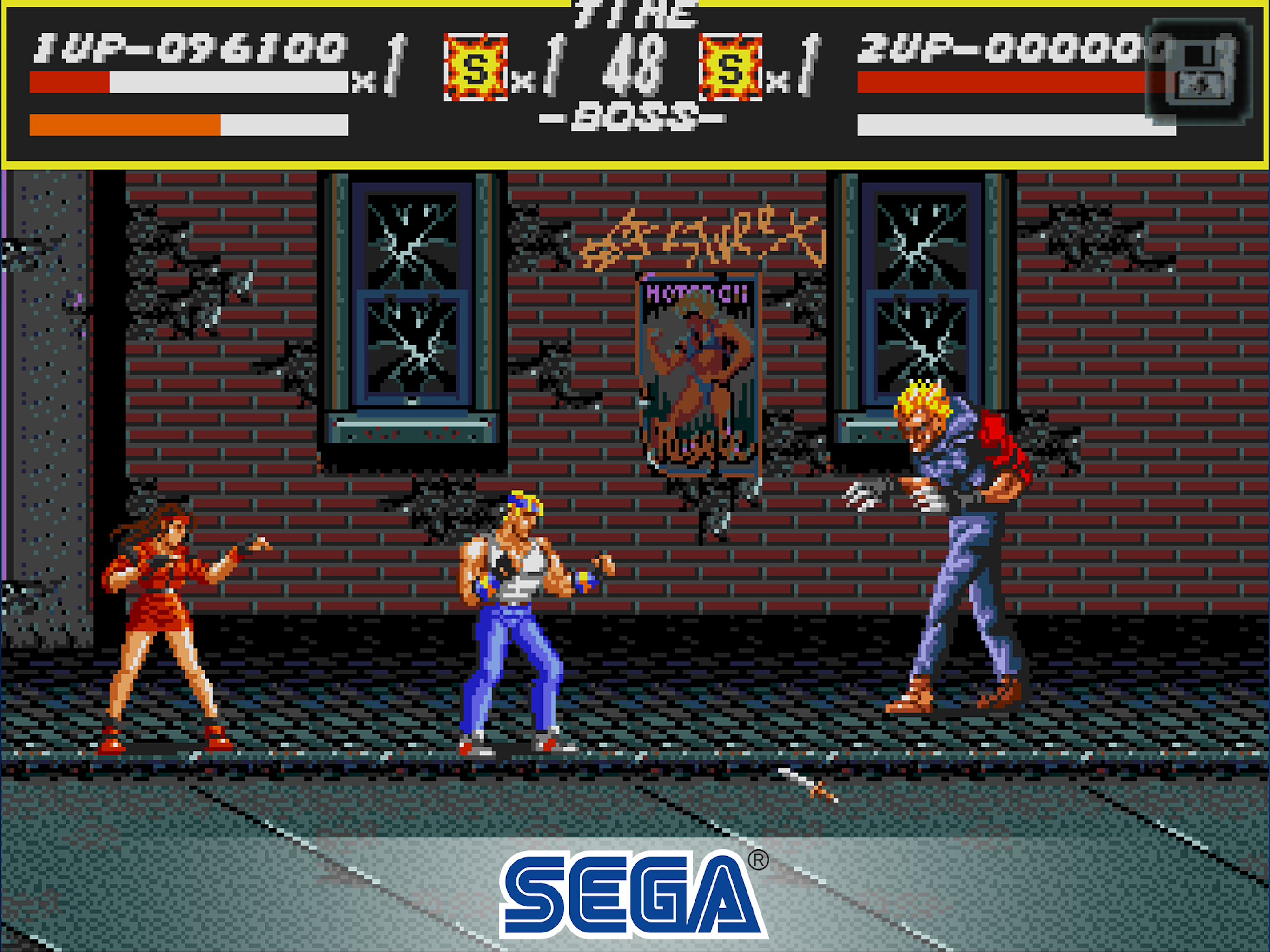 Streets of Rage Classic Game Screenshot