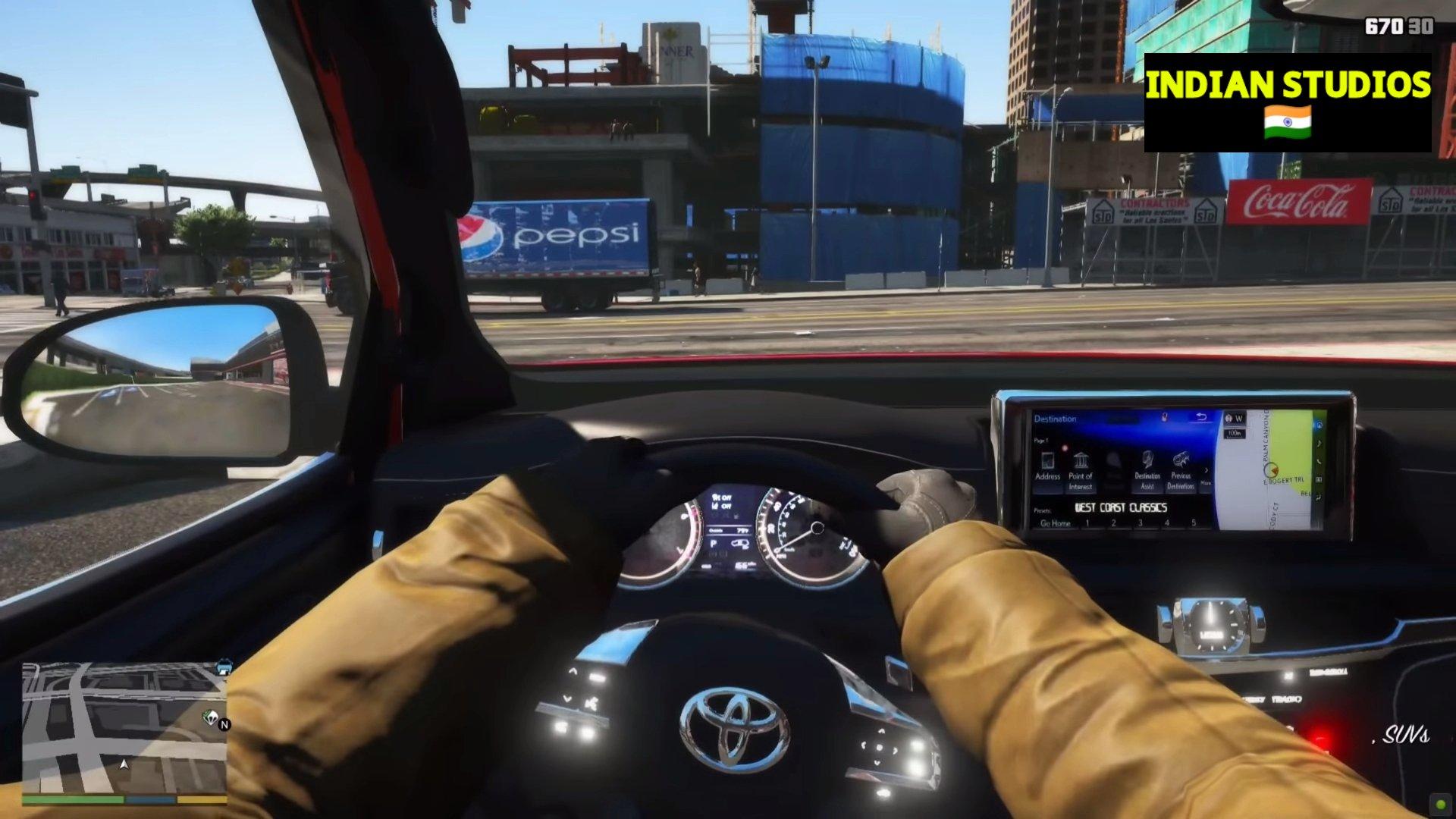 Car Simulator 3 :Fortuner Game Game Screenshot