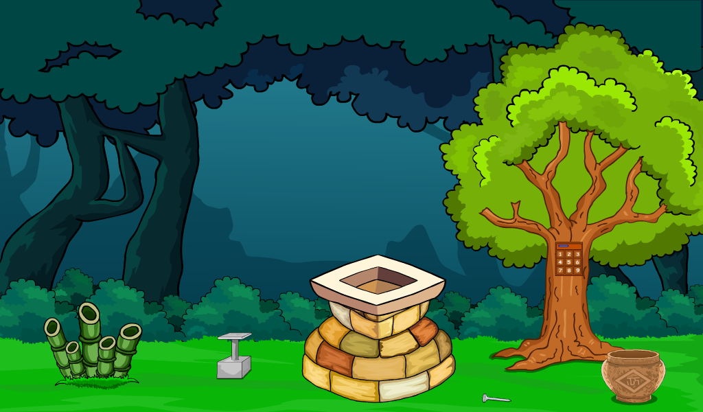 Wooden Rocking Horse Escape Game Screenshot