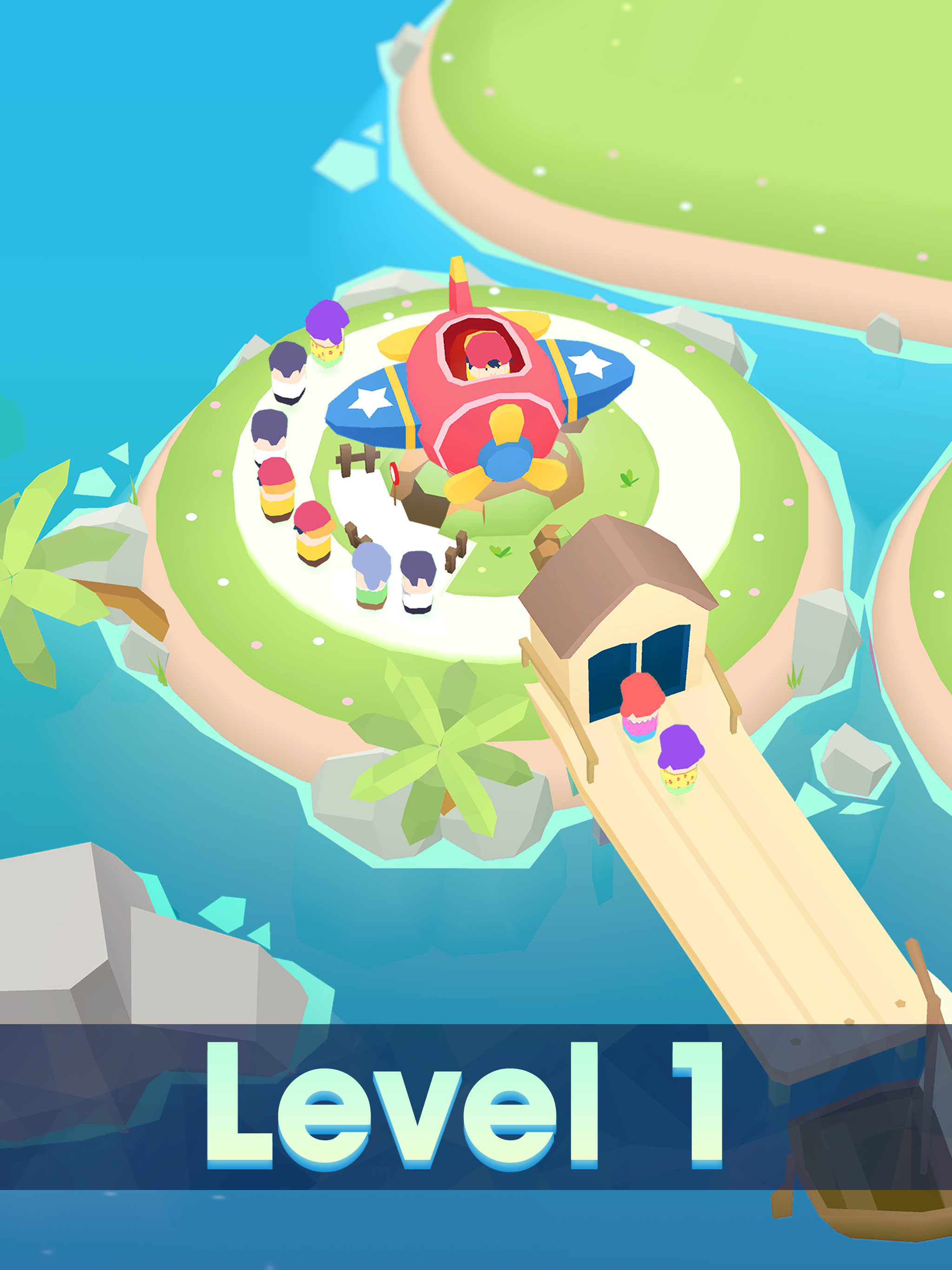 Theme Park Island Game Screenshot