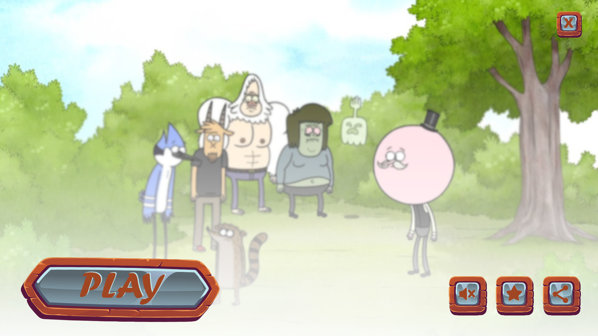 Cuplikan Layar Game Regular Show: Adventure