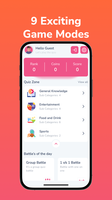 Upsy Quiz: Fun Trivia Game ภาพหน้าจอเกม