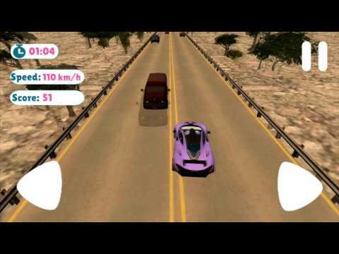 Screenshot of the video of Car Traffic Speed Racing 3D