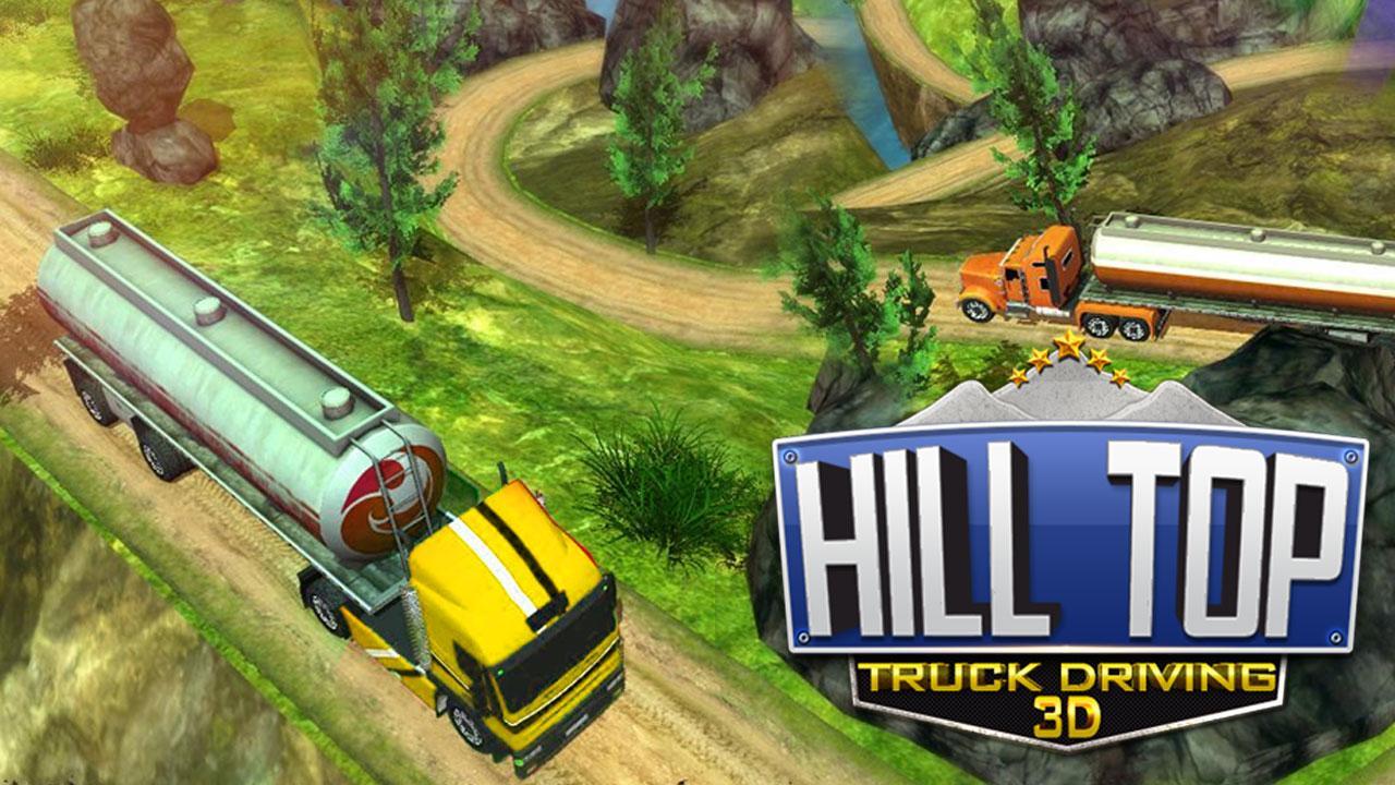 Hill Truck Driving 3D Game Screenshot