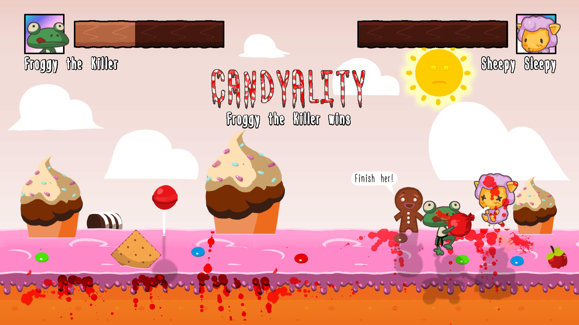 Candy Kombat Game Screenshot