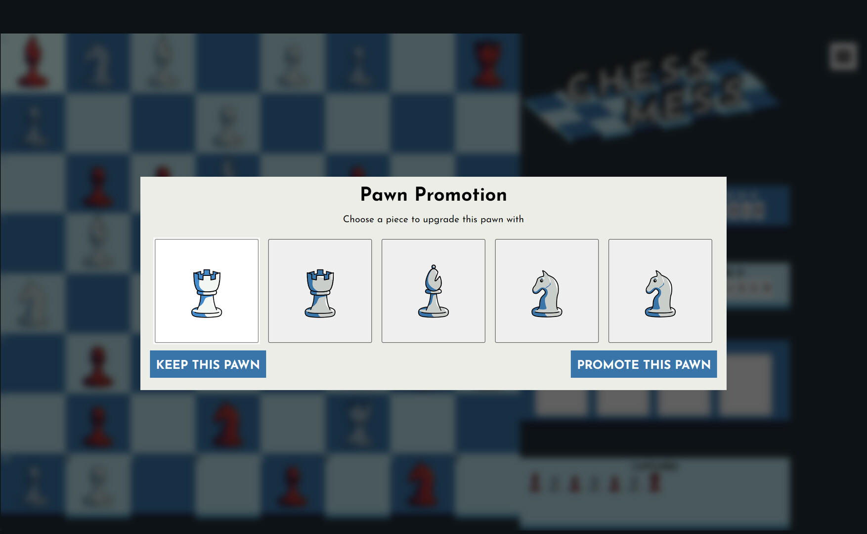 Captura de Tela do Jogo Chess Mess