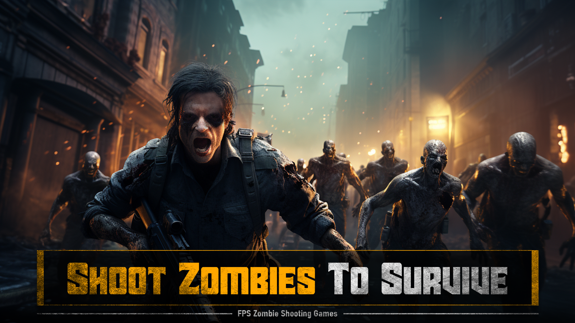 Screenshot 1 of FPS Zombie Shooting Games 