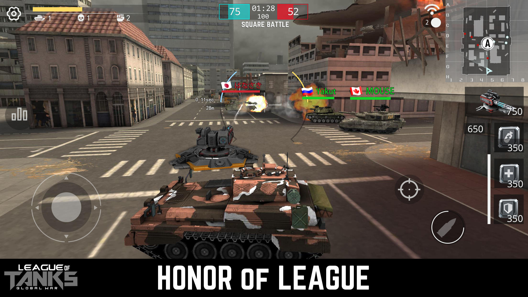 League of Tanks Global War(坦克联盟） Game Screenshot