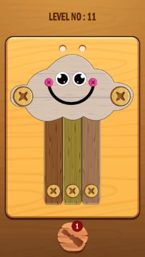 Woodley: Wood Screw Puzzle Game Screenshot