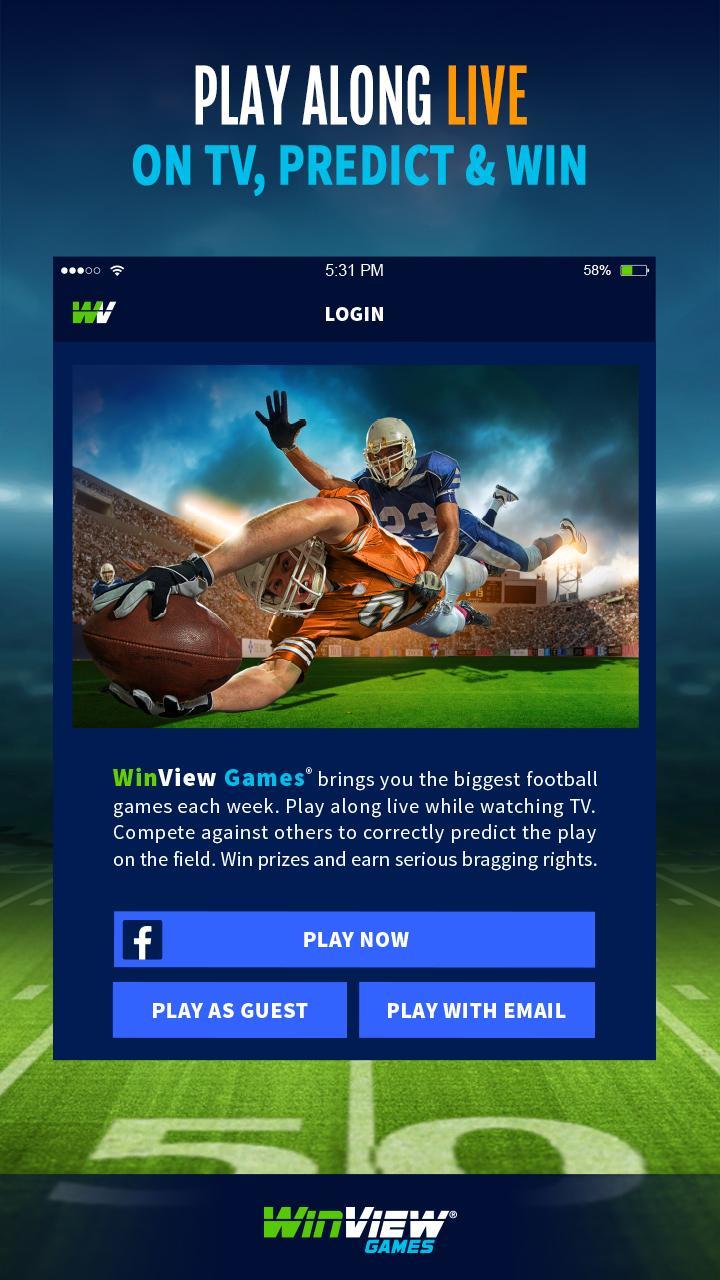 Screenshot of WinView Games - Live Football