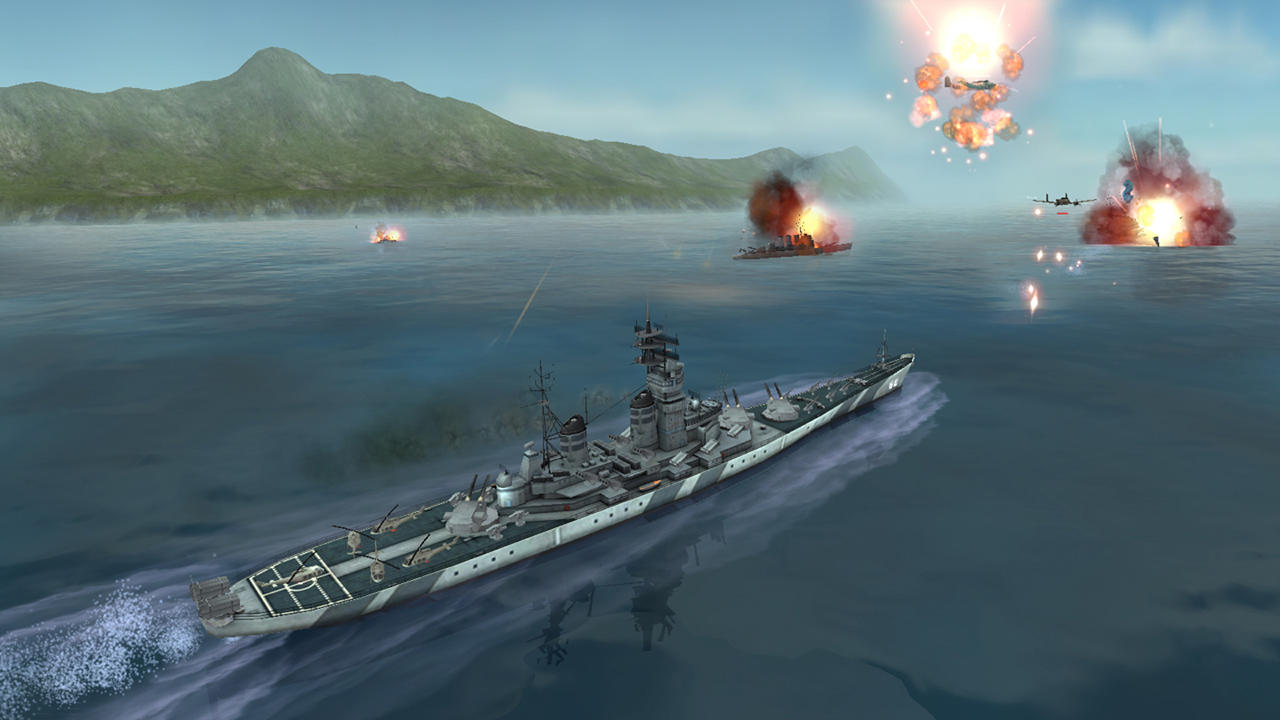 WARSHIP BATTLE:3D World War II Game Screenshot