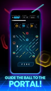 Cyber Cyball: Stick Blast Game Screenshot