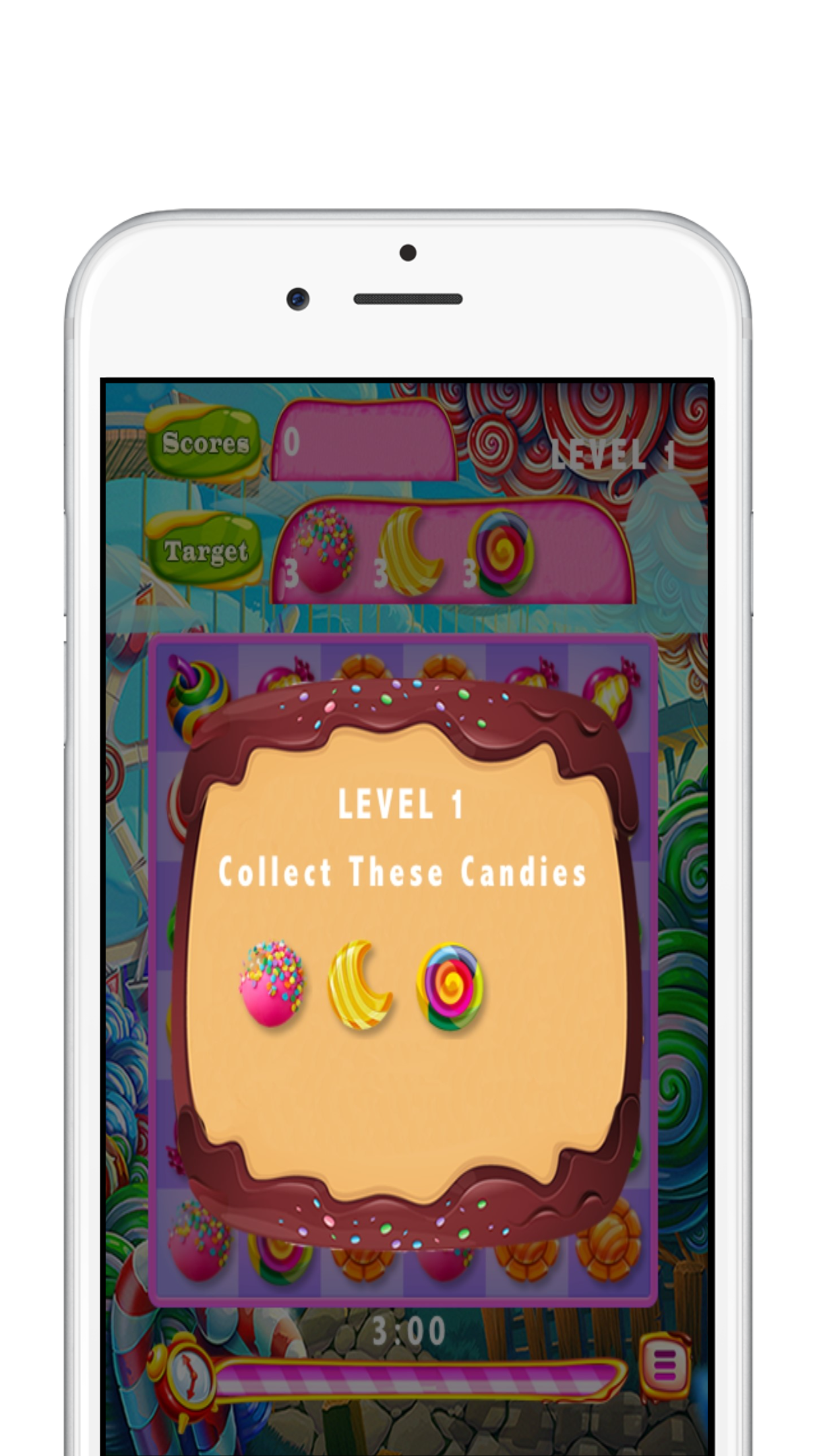 Candy Bangla Crush Game Screenshot