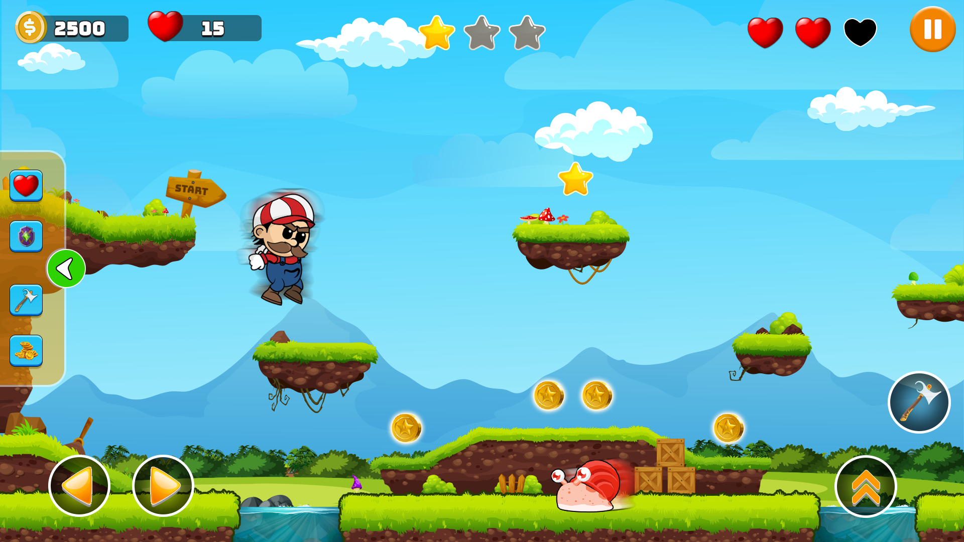 Super Marino: Jungle Adventure Game Screenshot