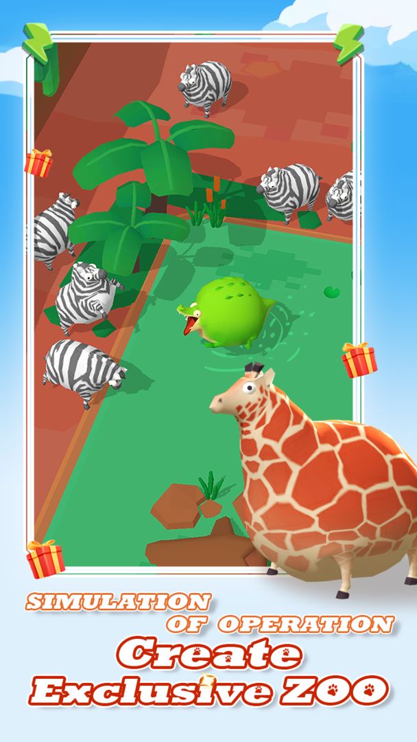Screenshot of Tumbling Zoo-rock it(Demo)
