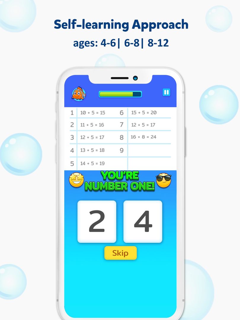 Math Kids HomeSchool Learning screenshot game