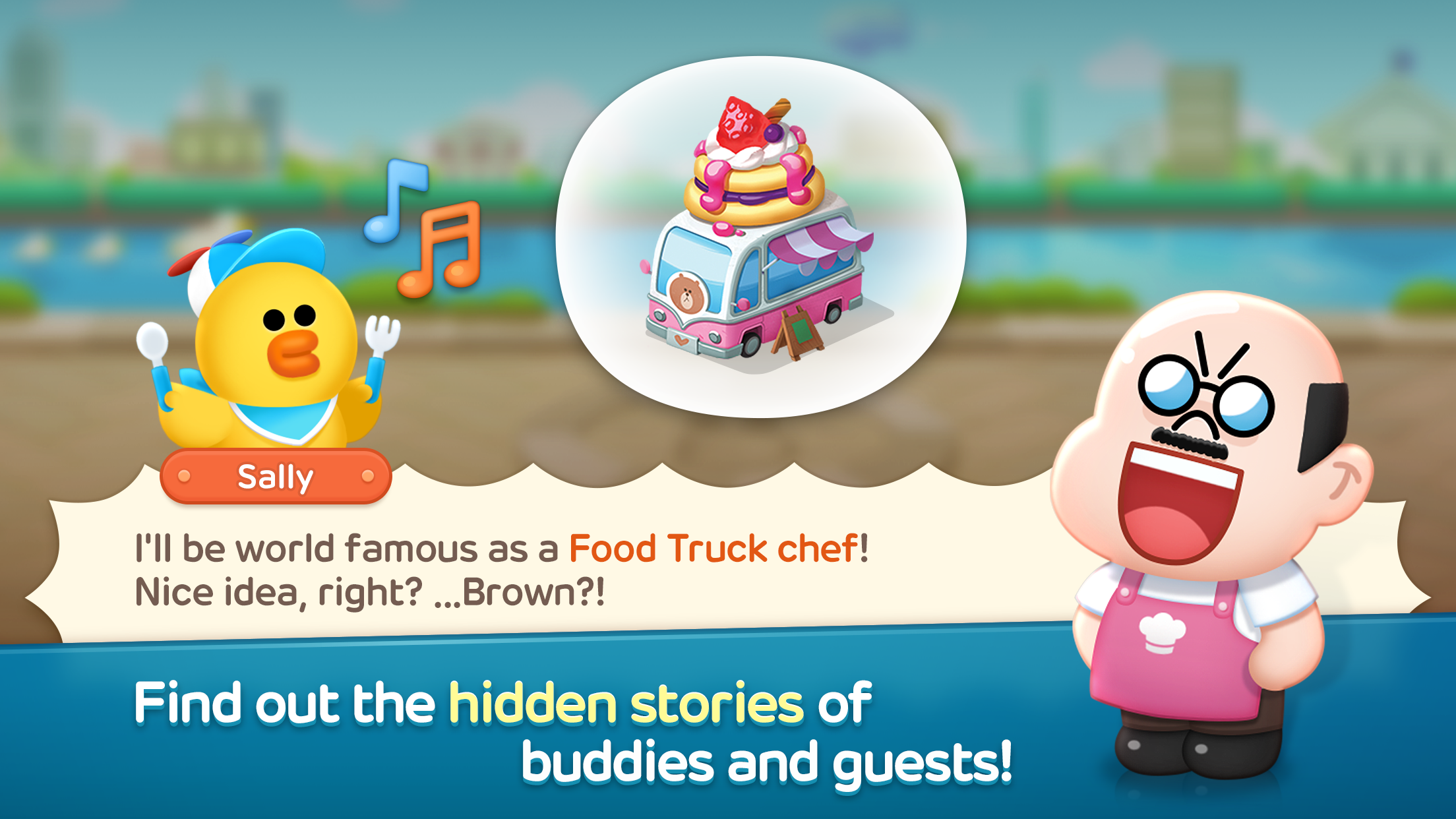 LINE CHEF A cute cooking game! ภาพหน้าจอเกม