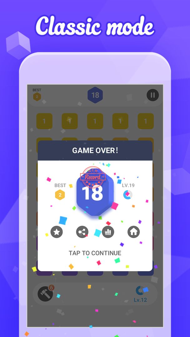 Screenshot of Numbers - classic number puzzle game