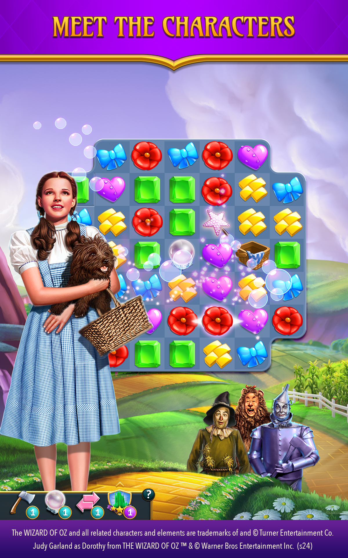 Cuplikan Layar Game The Wizard of Oz Magic Match 3