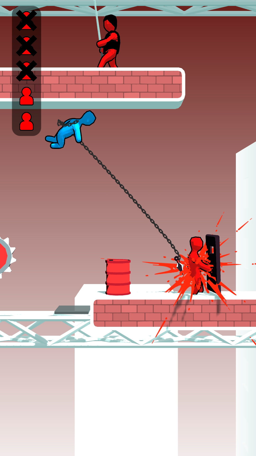 Cuplikan Layar Game Stickman Swing: Hero Master