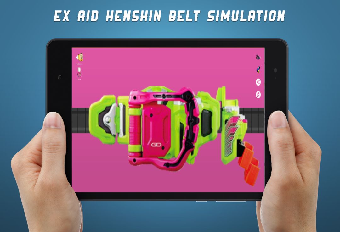 ExAid Henshin Belt Sim screenshot game