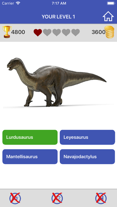 Dinosaurs Quiz Gameのキャプチャ