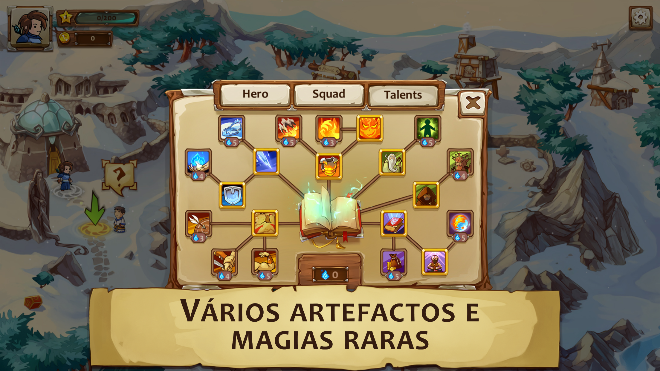 Captura de Tela do Jogo Braveland Wizard
