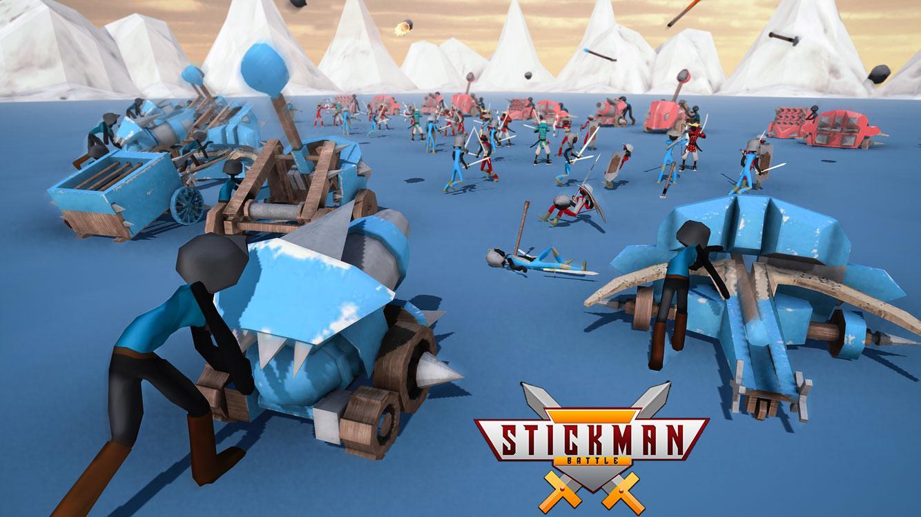Screenshot 1 of 究極のスティックマンバトルシミュレーター - 戦争ゲーム 2.0