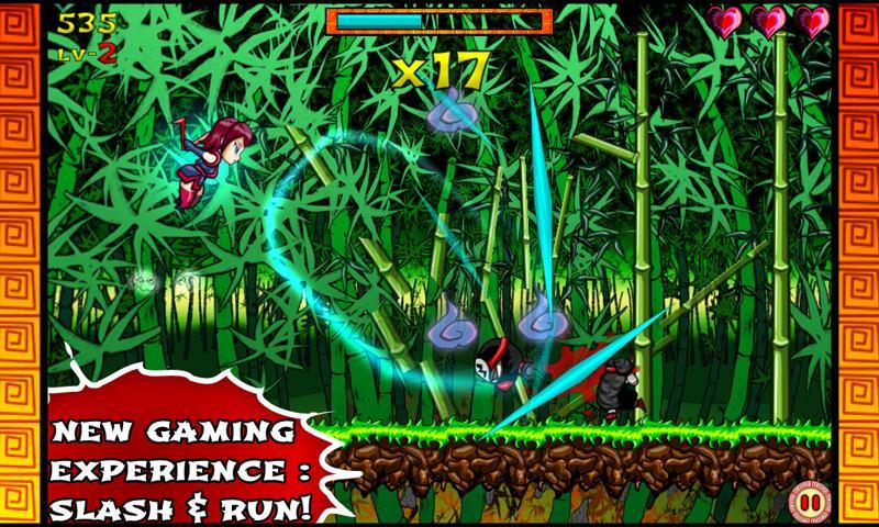 Screenshot of Ninja Slash! Runner