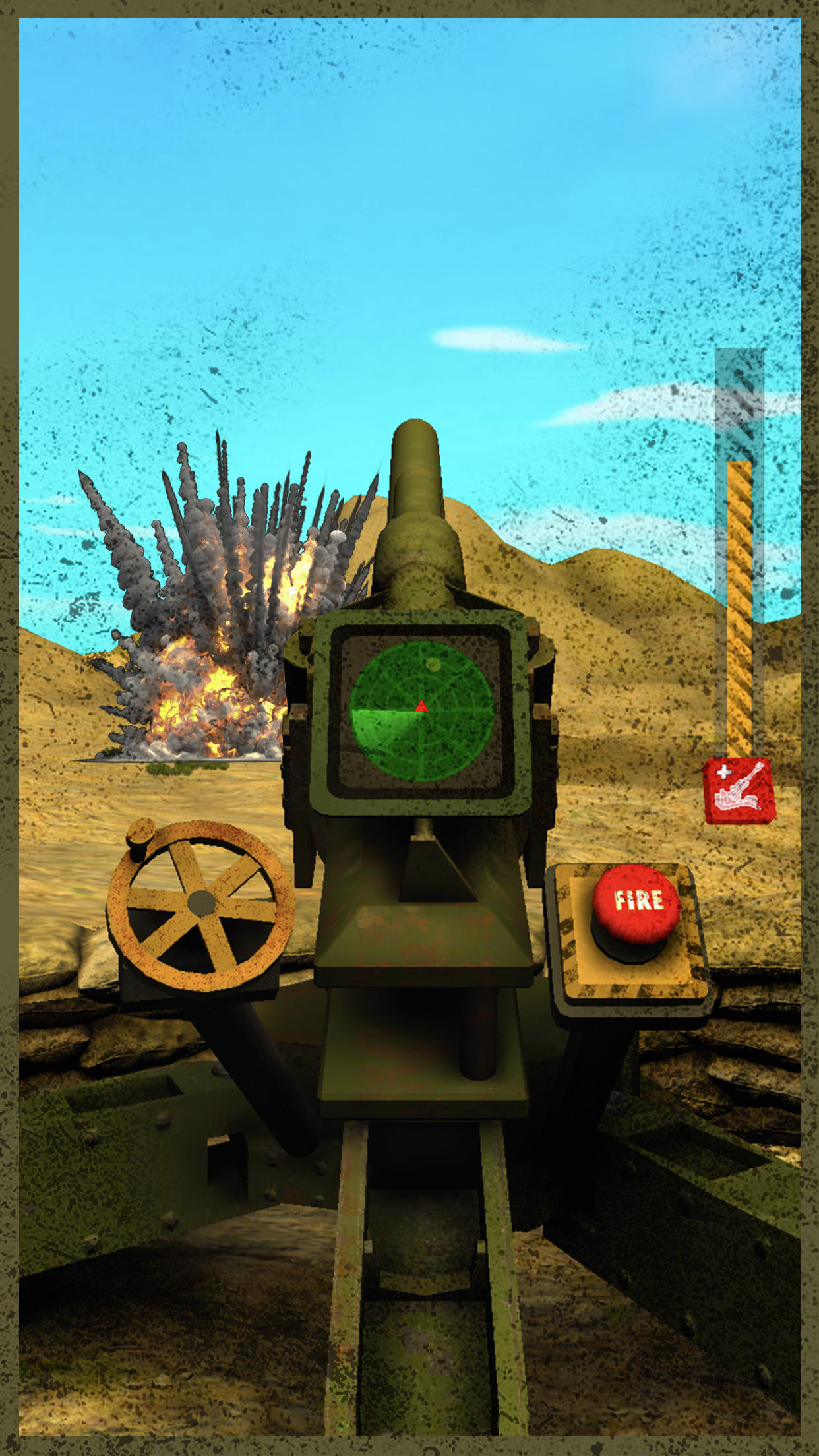 Screenshot 1 of Mortar Clash 3D: ហ្គេមប្រយុទ្ធ 2.9.0