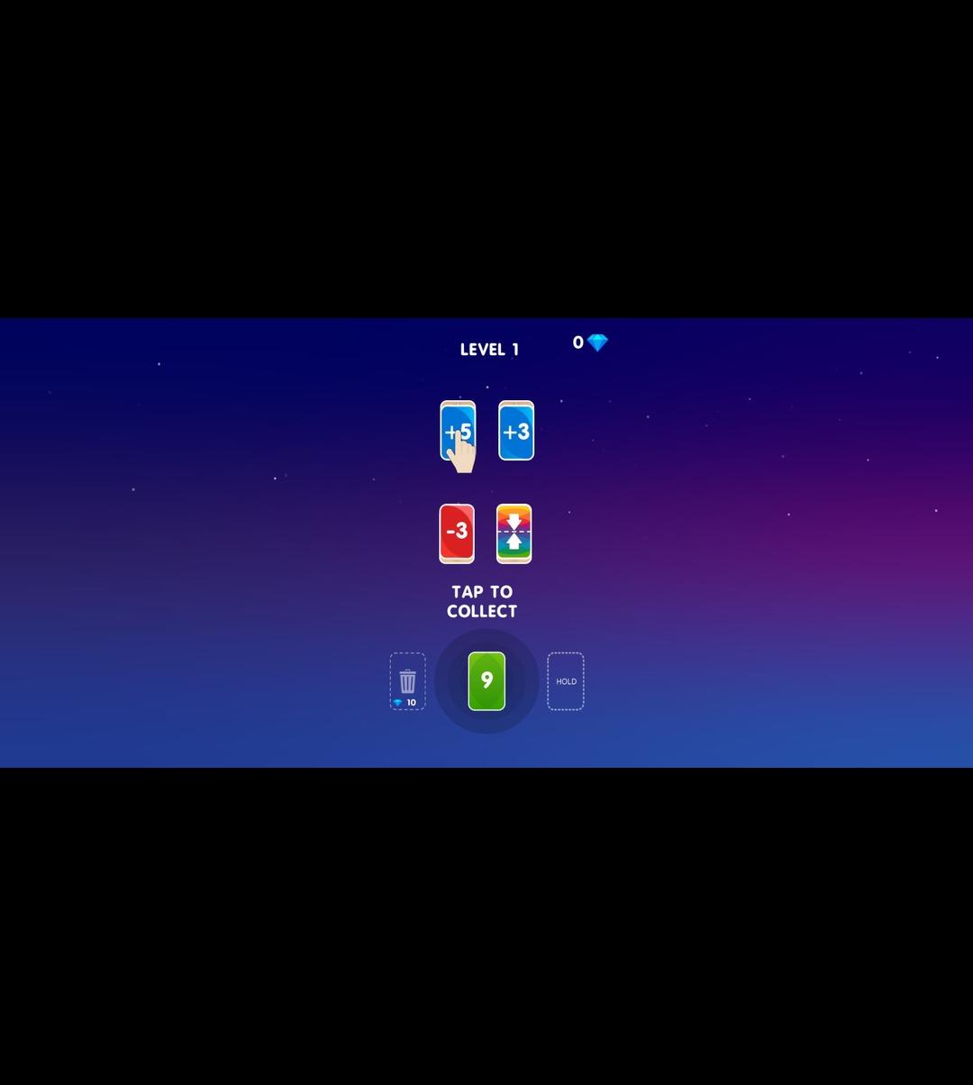 Zero 21 Soitaire Game Screenshot