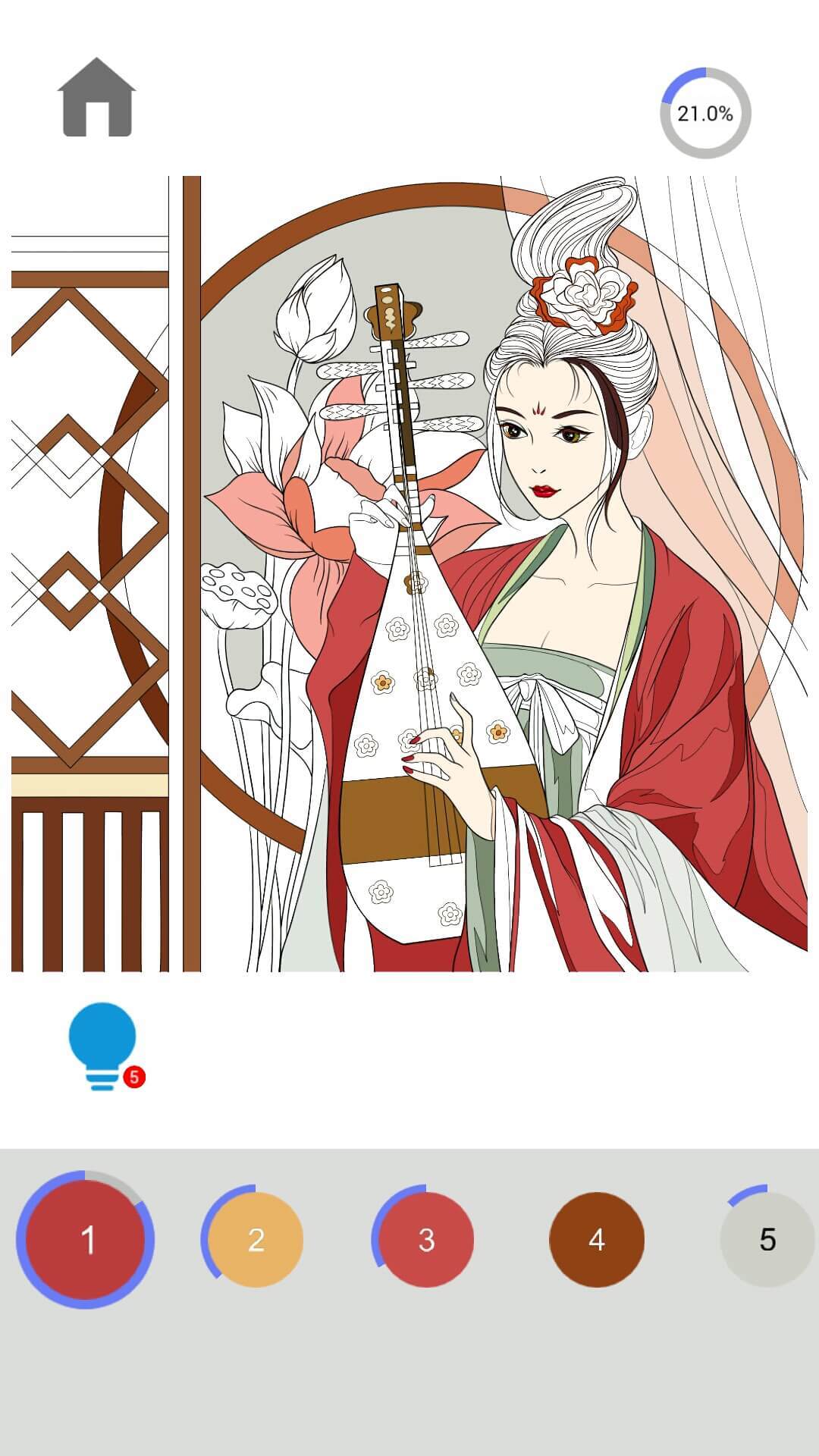 指尖涂色 Game Screenshot