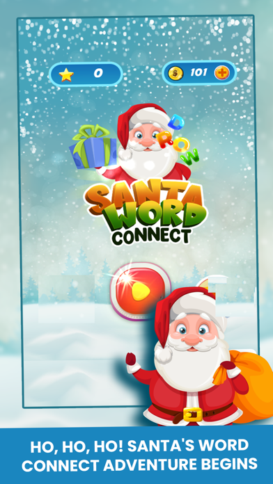 Screenshot of Santa Word Connect