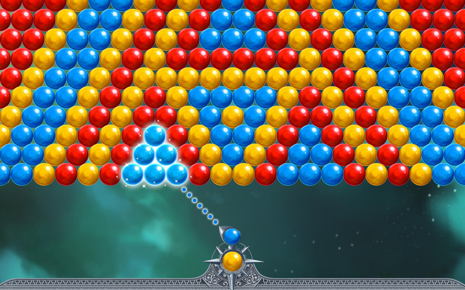Bubble Shooter Space 게임 스크린샷