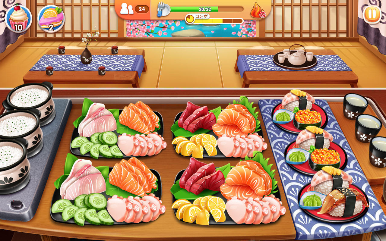 グルメストリート: 私の食堂物語シリーズ料理 ゲーム ゲームのスクリーンショット