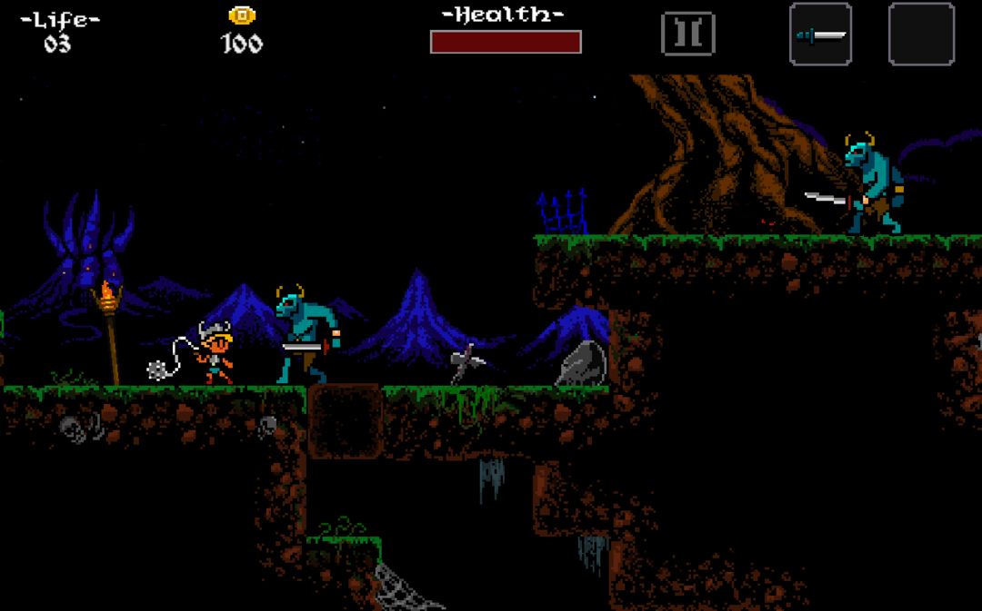 Ghoulboy - Dark sword of Goblin-Action platform 게임 스크린 샷