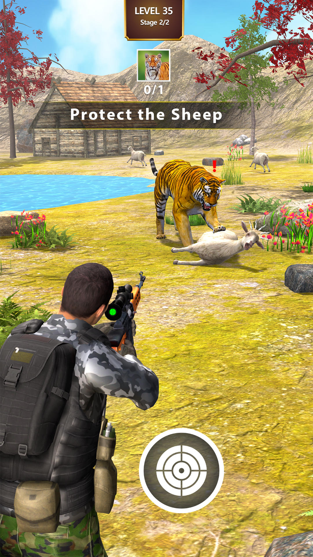 Captura de Tela do Jogo Animal hunting Wild Hunter