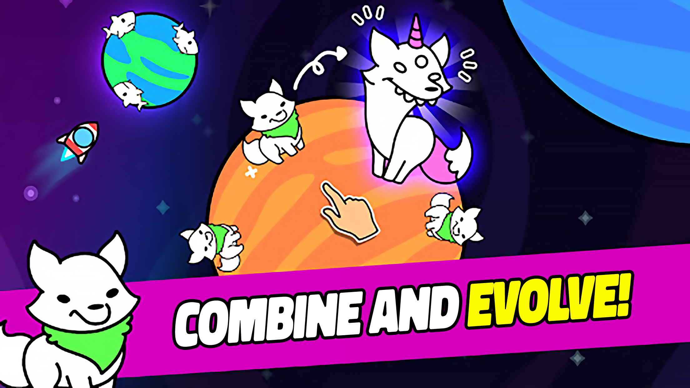 Evolution Galaxy: Mutant Merge Game Screenshot