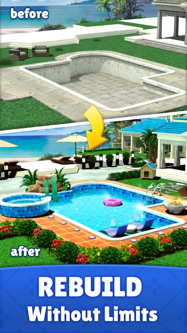 Home design : Caribbean Life screenshot game