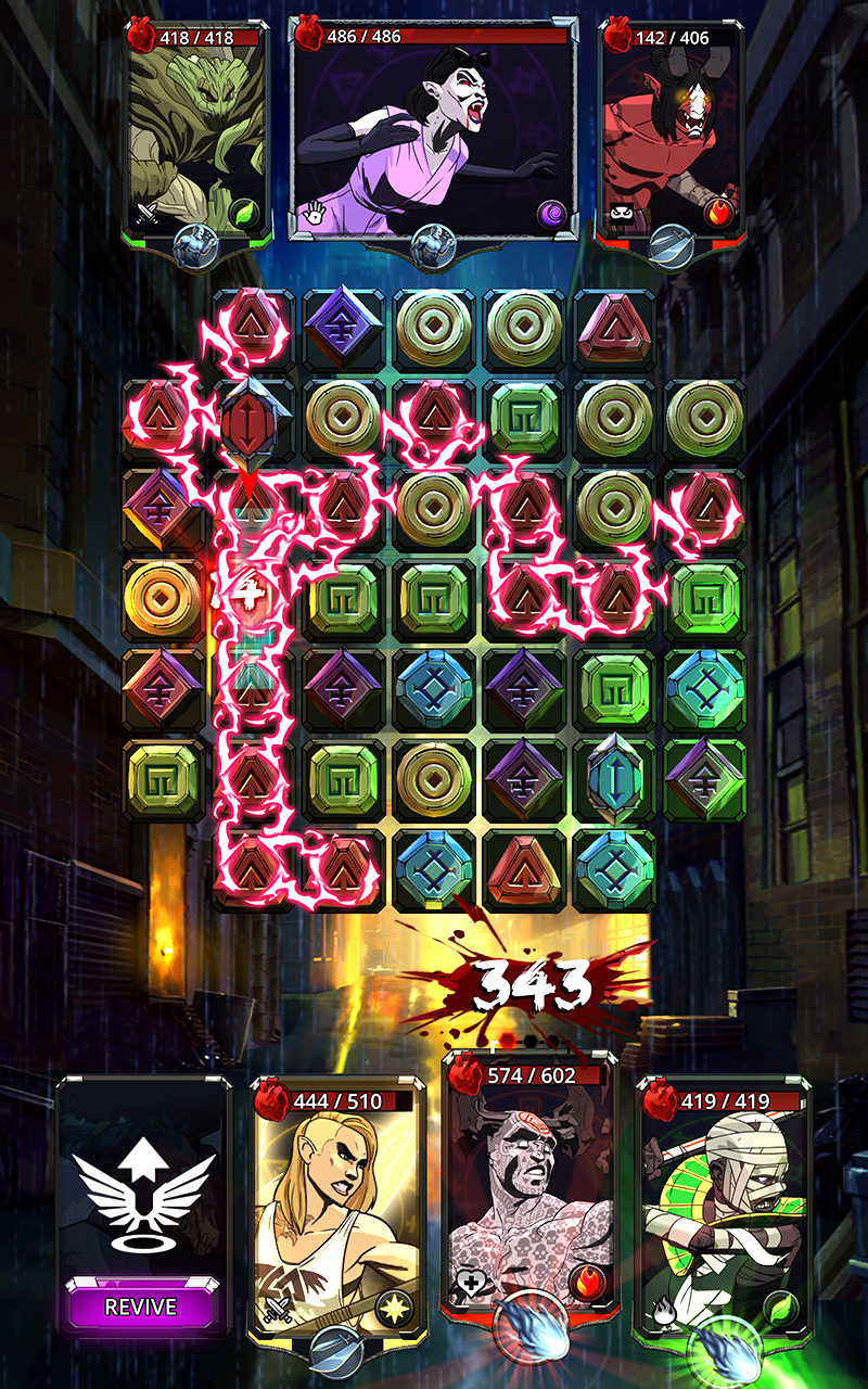 Cuplikan Layar Game 暗影之战：谜题 RPG