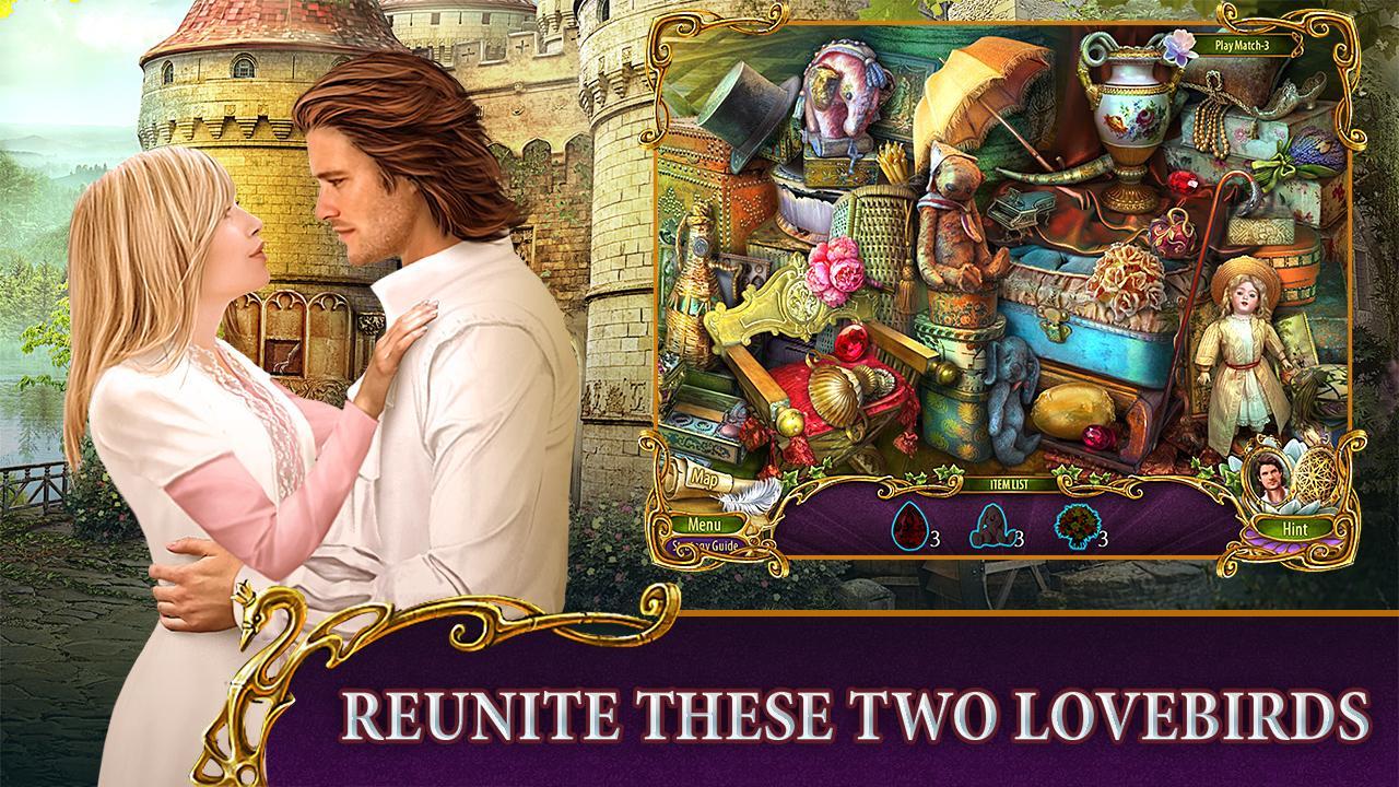 Hidden Objects - Dark Romance: Game Screenshot
