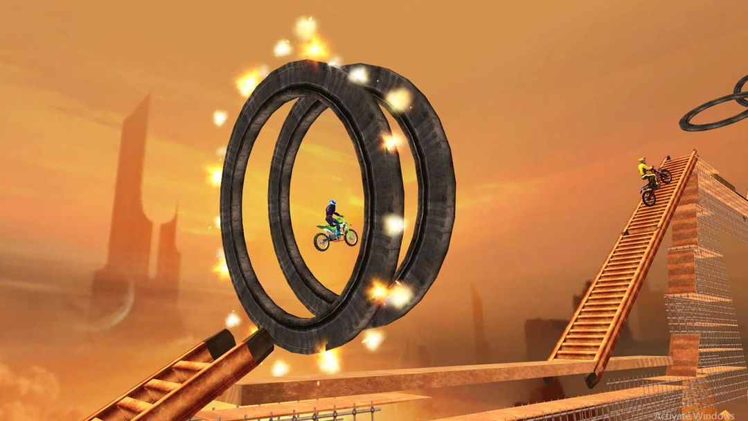 Screenshot of Bike Racer stunt games