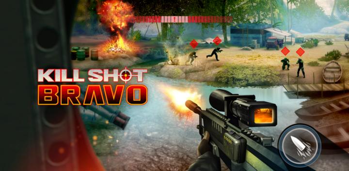 Banner of Bunuh Shot Bravo: 3D Sniper FPS 12.2