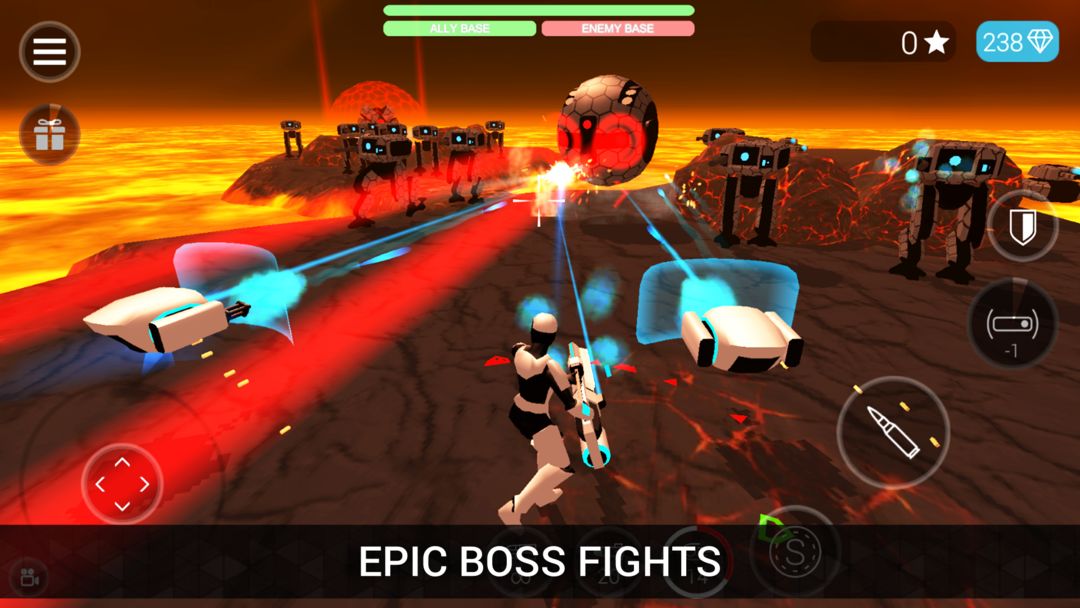 CyberSphere: TPS Online Action-Shooting Game ภาพหน้าจอเกม
