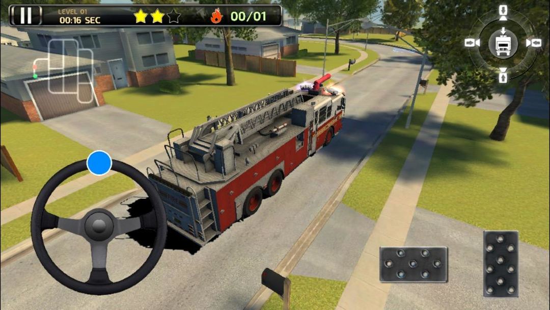 Fire Truck Driving Simulator 3D Parking Games 2018 ภาพหน้าจอเกม