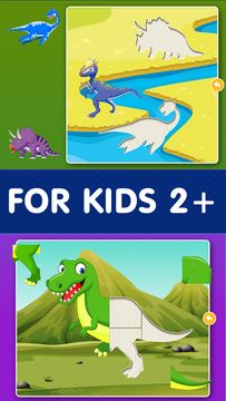 Dinosaur Games: Puzzle for Kids & Toddlers Game Screenshot