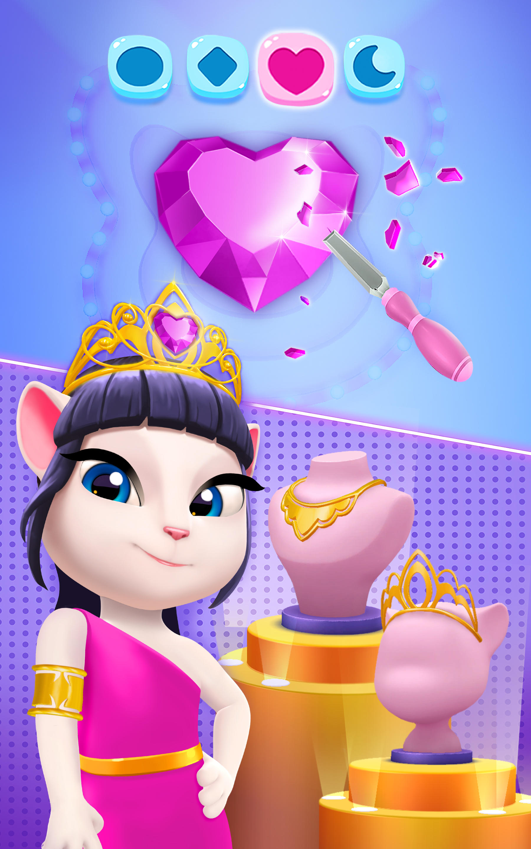 MY TALKING ANGELA 2  Kitty games, Animated characters, Mini games