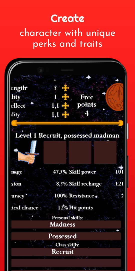 Screenshot of Sombre Descent: SoulsLike RPG