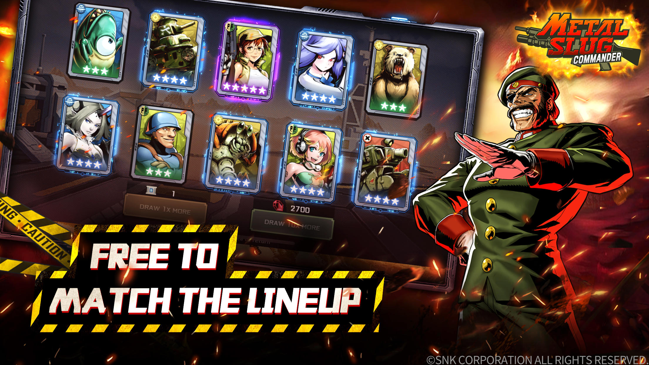 Metal Slug : Commander Game Screenshot