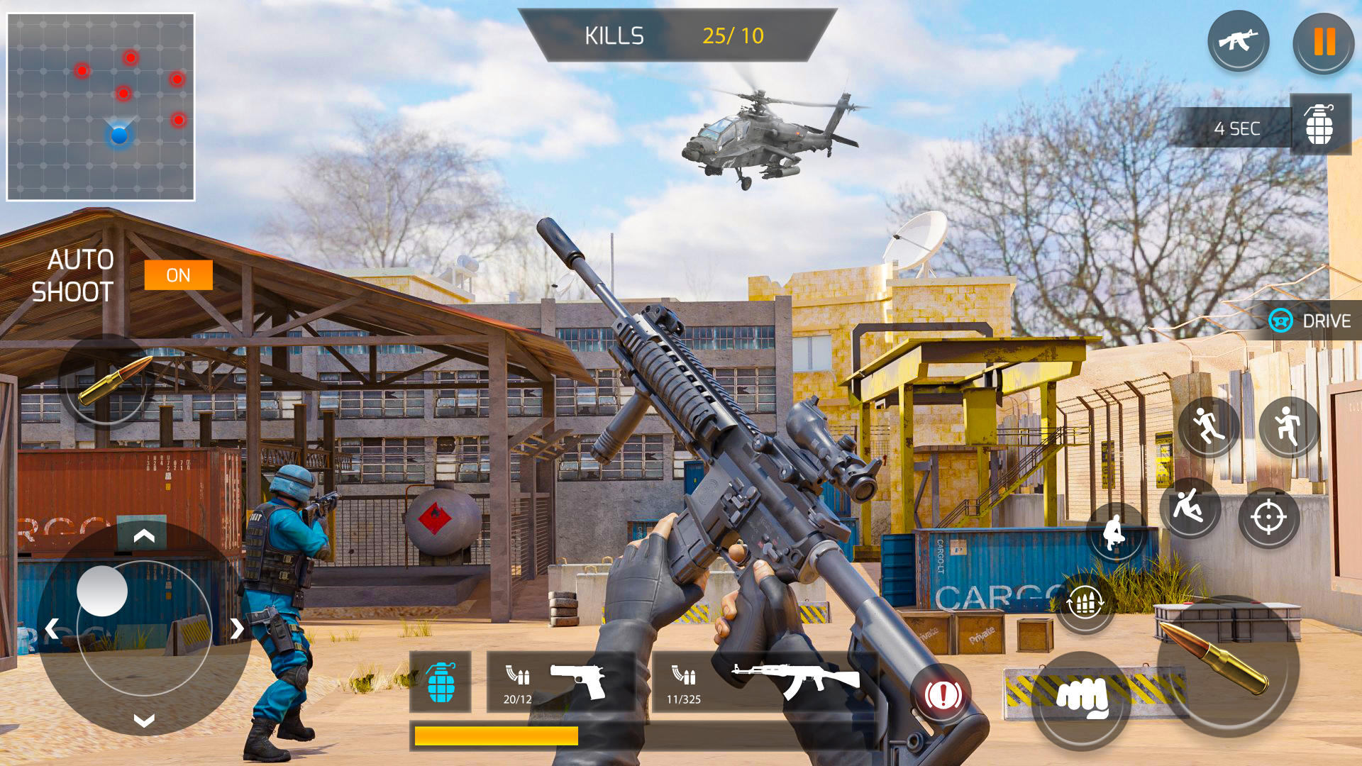 TPS Gun War Shooting Games 3D screenshot game